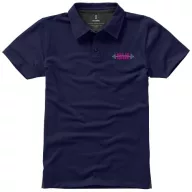   Markham short sleeve women's stretch polo, Female, Double Piqué knit of 95% Cotton and 5% Elastane, Navy, XS