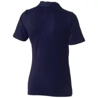   Markham short sleeve women's stretch polo, Female, Double Piqué knit of 95% Cotton and 5% Elastane, Navy, L