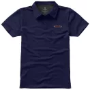 Markham short sleeve women's stretch polo, Female, Double Piqué knit of 95% Cotton and 5% Elastane, Navy, XL