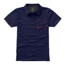 Markham short sleeve women's stretch polo, Female, Double Piqué knit of 95% Cotton and 5% Elastane, Navy, XL