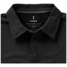 Markham short sleeve women's stretch polo, Female, Double Piqué knit of 95% Cotton and 5% Elastane, Anthracite, M