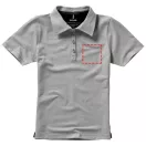 Markham short sleeve women's stretch polo, Female, Double Piqué knit of 95% Cotton and 5% Elastane, Grey melange, XS