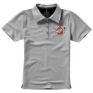 Markham short sleeve women's stretch polo, Female, Double Piqué knit of 95% Cotton and 5% Elastane, Grey melange, XL
