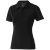 Markham short sleeve women's stretch polo, Female, Double Piqué knit of 95% Cotton and 5% Elastane, solid black, XXL