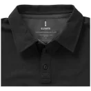 Markham short sleeve women's stretch polo, Female, Double Piqué knit of 95% Cotton and 5% Elastane, solid black, XXL