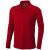 Oakville long sleeve men's polo, Male, Piqué knit of 100% Cotton, Red, M