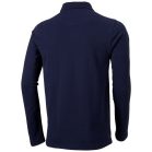 Oakville long sleeve men's polo, Male, Piqué knit of 100% Cotton, Navy, S