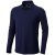 Oakville long sleeve men's polo, Male, Piqué knit of 100% Cotton, Navy, M