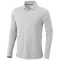 Oakville long sleeve men's polo, Male, Piqué knit of 100% Cotton, Grey melange, XL
