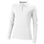 Oakville long sleeve women's polo, Female, Piqué knit of 100% Cotton, White, M