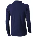 Oakville long sleeve women's polo, Female, Piqué knit of 100% Cotton, Navy, XS