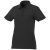 Liberty private label short sleeve women's polo, Female, Piqué knit of 100% Cotton, solid black, XS