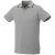Fairfield short sleeve men's polo with tipping, Male, Piqué knit of 100% Cotton, Grey melange,Navy,White, XS