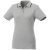 Fairfield short sleeve women's polo with tipping, Female, Piqué knit of 100% Cotton, Grey melange,Navy,White, XS