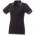 Fairfield short sleeve women's polo with tipping, Female, Piqué knit of 100% Cotton, solid black,Grey melange,White, XS