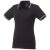 Fairfield short sleeve women's polo with tipping, Female, Piqué knit of 100% Cotton, solid black,Grey melange,White, M