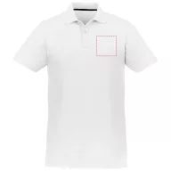   Helios short sleeve men's polo, Male, Piqué knit of 100% Cotton, White, M