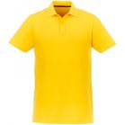 Helios short sleeve men's polo, Male, Piqué knit of 100% Cotton, Yellow, XS