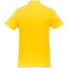 Helios short sleeve men's polo, Male, Piqué knit of 100% Cotton, Yellow, XS