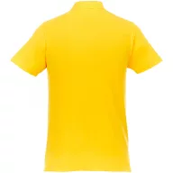   Helios short sleeve men's polo, Male, Piqué knit of 100% Cotton, Yellow, XXL
