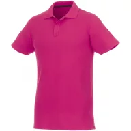   Helios short sleeve men's polo, Male, Piqué knit of 100% Cotton, Magenta, XS