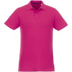   Helios short sleeve men's polo, Male, Piqué knit of 100% Cotton, Magenta, 3XL