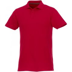   Helios short sleeve men's polo, Male, Piqué knit of 100% Cotton, Red, XS