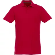   Helios short sleeve men's polo, Male, Piqué knit of 100% Cotton, Red, XL
