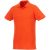 Helios short sleeve men's polo, Male, Piqué knit of 100% Cotton, Orange, XS