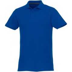   Helios short sleeve men's polo, Male, Piqué knit of 100% Cotton, Blue, XS