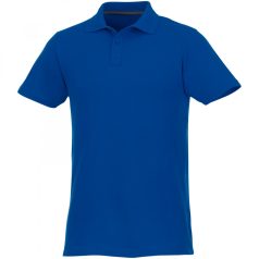   Helios short sleeve men's polo, Male, Piqué knit of 100% Cotton, Blue, S