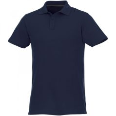   Helios short sleeve men's polo, Male, Piqué knit of 100% Cotton, Navy, 4XL