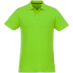   Helios short sleeve men's polo, Male, Piqué knit of 100% Cotton, Apple Green, L
