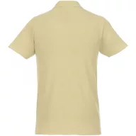   Helios short sleeve men's polo, Male, Piqué knit of 100% Cotton, Light grey, XXL