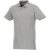 Helios short sleeve men's polo, Male, Piqué knit of 100% Cotton, Heather Grey, S