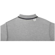   Helios short sleeve men's polo, Male, Piqué knit of 100% Cotton, Heather Grey, L