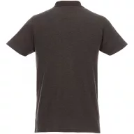   Helios short sleeve men's polo, Male, Piqué knit of 100% Cotton, Heather Charcoal, M