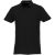 Helios short sleeve men's polo, Male, Piqué knit of 100% Cotton,  solid black, XS