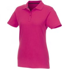   Helios short sleeve women's polo, Female, Piqué knit of 100% Cotton, Magenta, L