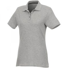   Helios short sleeve women's polo, Female, Piqué knit of 100% Cotton, Heather Grey, XL
