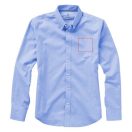 Vaillant long sleeve Shirt, Male, Oxford of 100% Cotton 40x32/2, 110x50, Light blue, XXL