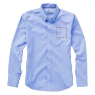   Vaillant long sleeve Shirt, Male, Oxford of 100% Cotton 40x32/2, 110x50, Light blue, XXL