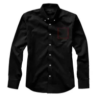   Vaillant long sleeve Shirt, Male, Oxford of 100% Cotton 40x32/2, 110x50, solid black, XS