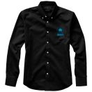 Vaillant long sleeve Shirt, Male, Oxford of 100% Cotton 40x32/2, 110x50, solid black, S
