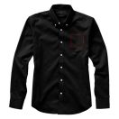 Vaillant long sleeve Shirt, Male, Oxford of 100% Cotton 40x32/2, 110x50, solid black, XXL