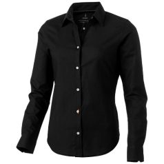   Vaillant long sleeve ladies shirt, Female, Oxford of 100% Cotton 40x32/2, 110x50, solid black, M