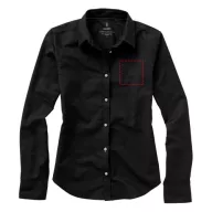   Vaillant long sleeve ladies shirt, Female, Oxford of 100% Cotton 40x32/2, 110x50, solid black, M