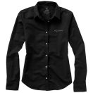 Vaillant long sleeve ladies shirt, Female, Oxford of 100% Cotton 40x32/2, 110x50, solid black, XXL