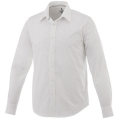   Hamell long sleeve shirt, Male, Poplin of 96% Cotton, 4% Elastane 50x50+40D, 170x72, White, S