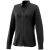 Bigelow long sleeve women's pique shirt, Female, Double Piqué knit of 95% Cotton and 5% Elastane, solid black, S